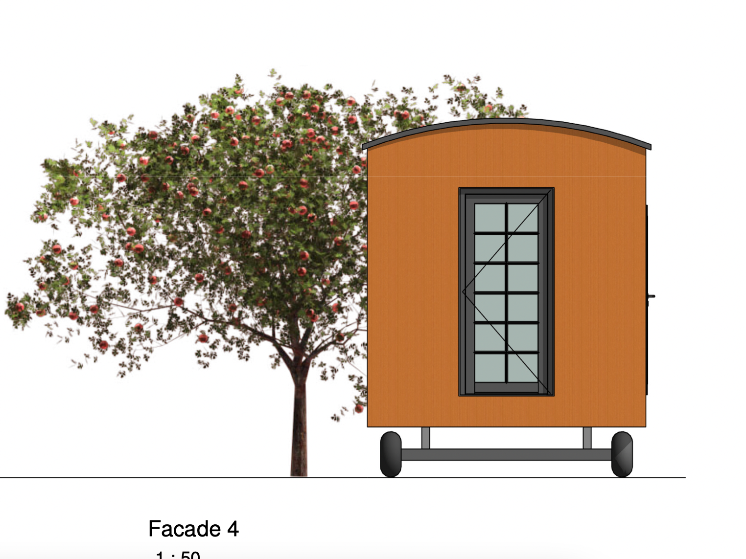 Moderne cirkusvogn Tiny House