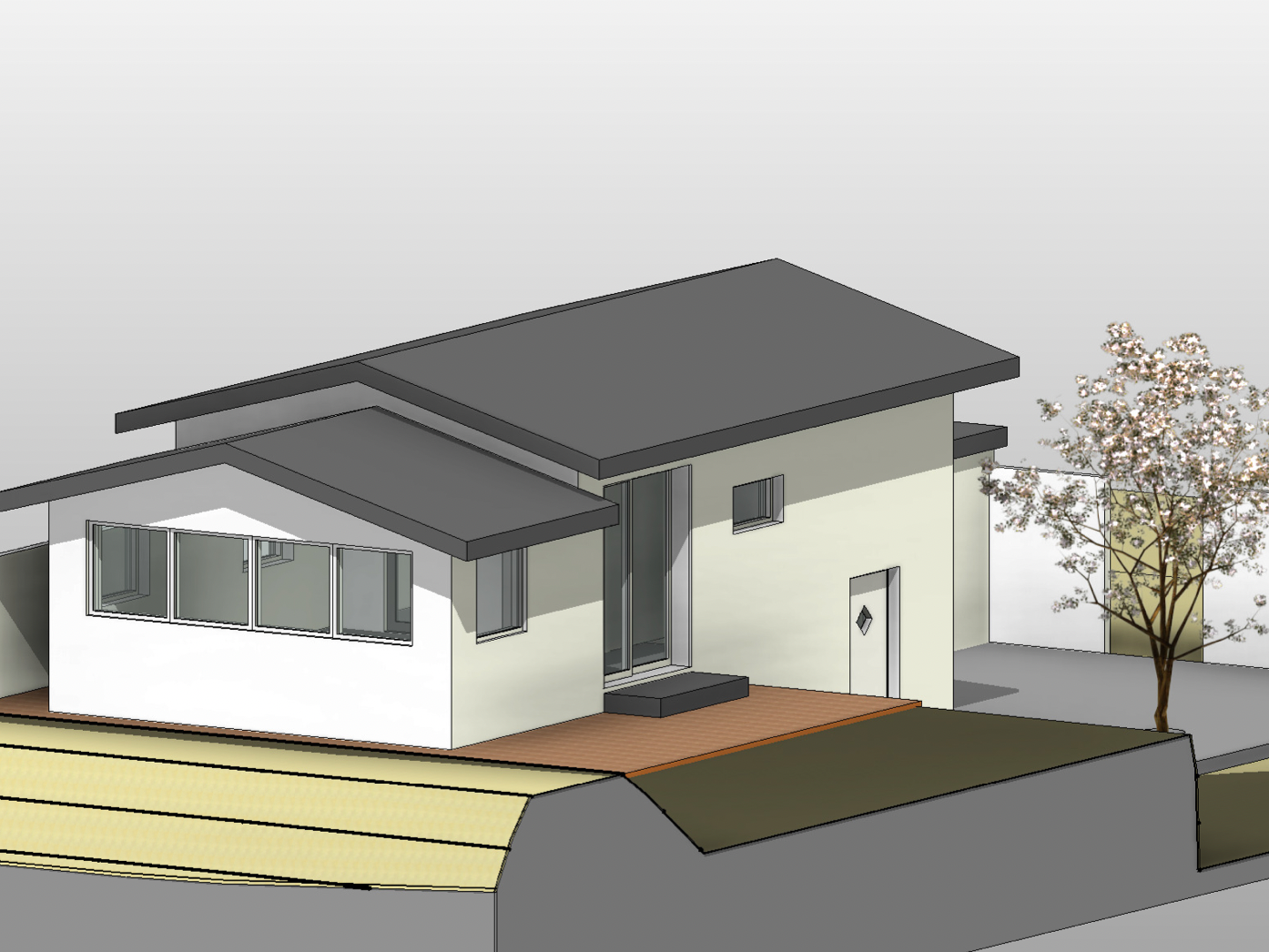 Sommerhus i 2 plan